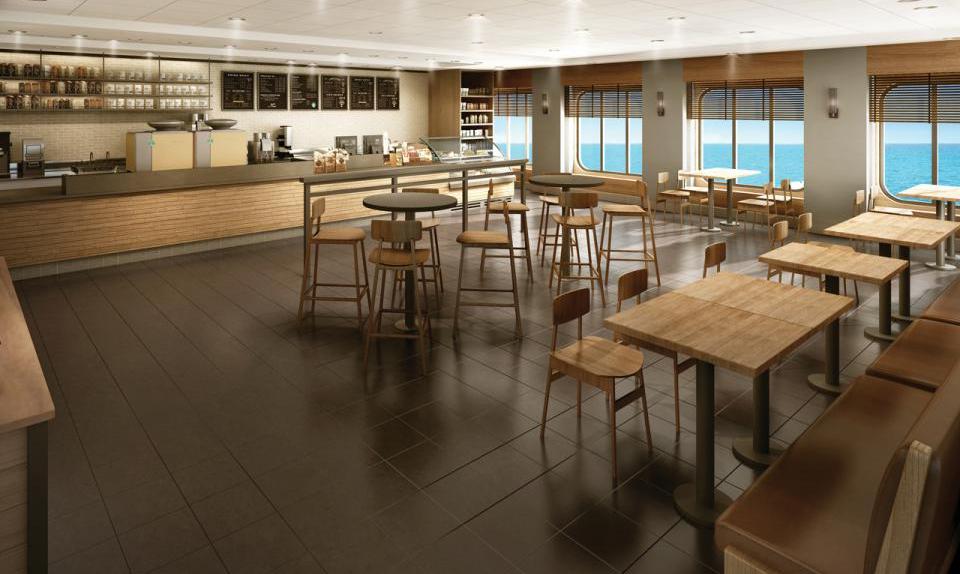 El popular Starbucks a bordo del Norwegian Bliss CRUCEROS ALASKA NORWEGIAN BLISS CRUCEROS CARIBE NORWEGIAN BLISS CRUCEROS RIVIERA MEXICANA NORWEGIAN BLISS CRUISES ALASKA CRUISES NCL NORWEGIAN BLISS CARIBBEAN NCL CRUISES NORWEGIAN BLISS #NorwegianBliss #CruiseNorwegian #Alaska #AlaskaCruises #CaribbeanCruises #AlaskaNCL #CaribbeanNCL #CrucerosEstadosUnidos #CrucerosSeatttle #SeattleCruises #NewShip #Starbucks